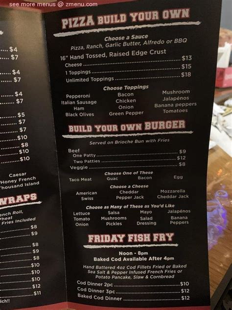 Online menu of COACHS AND COWBOYS, TYLER .